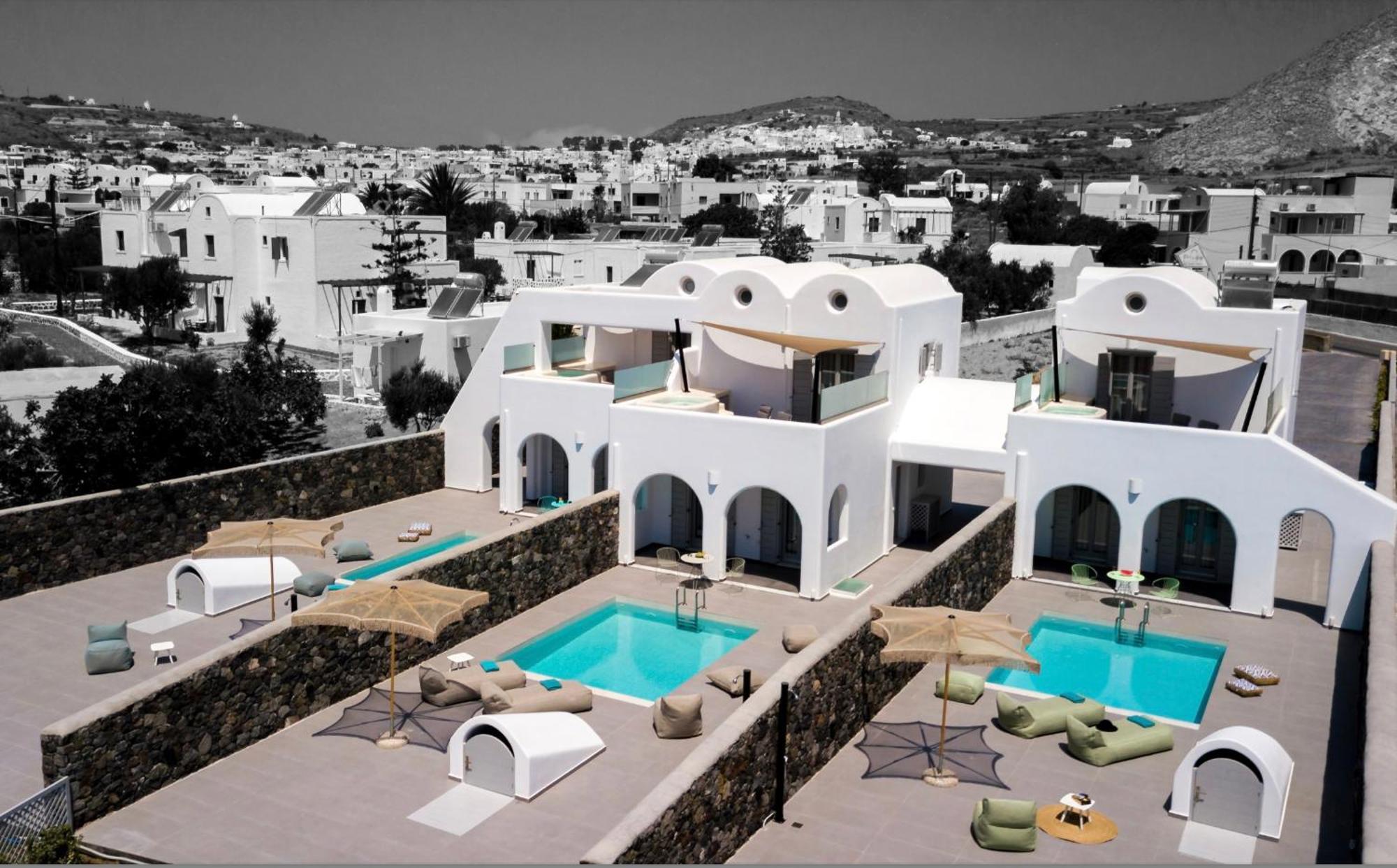 Modern Dome Homes Of Santorini Perissa (Santorini) Exterior foto